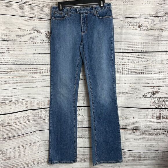 Vintage Dolce& Gabbana jeans womens size 30 Y2K straight wide legs Made in Italy - Picture 2 of 13